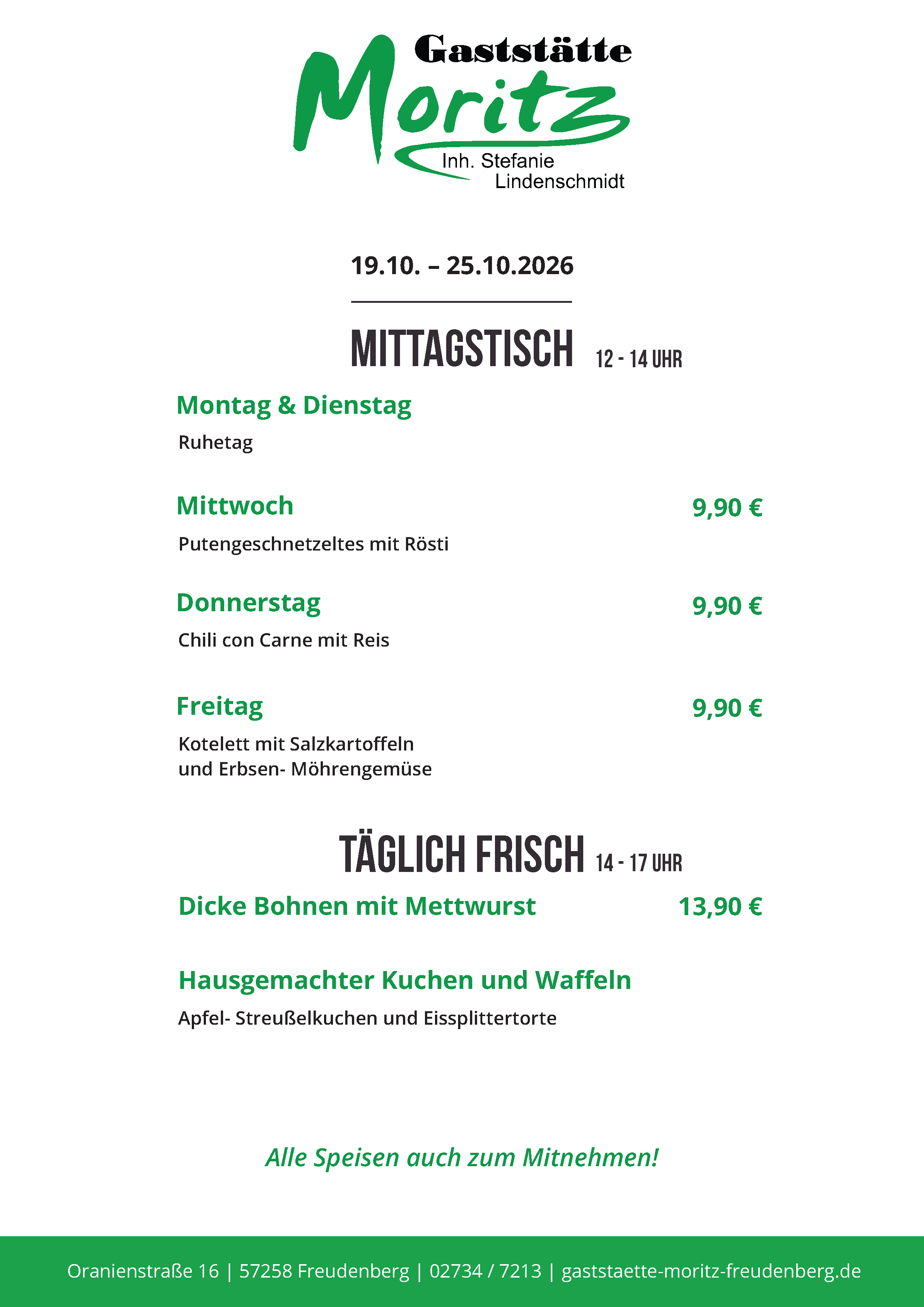 Mittagstisch